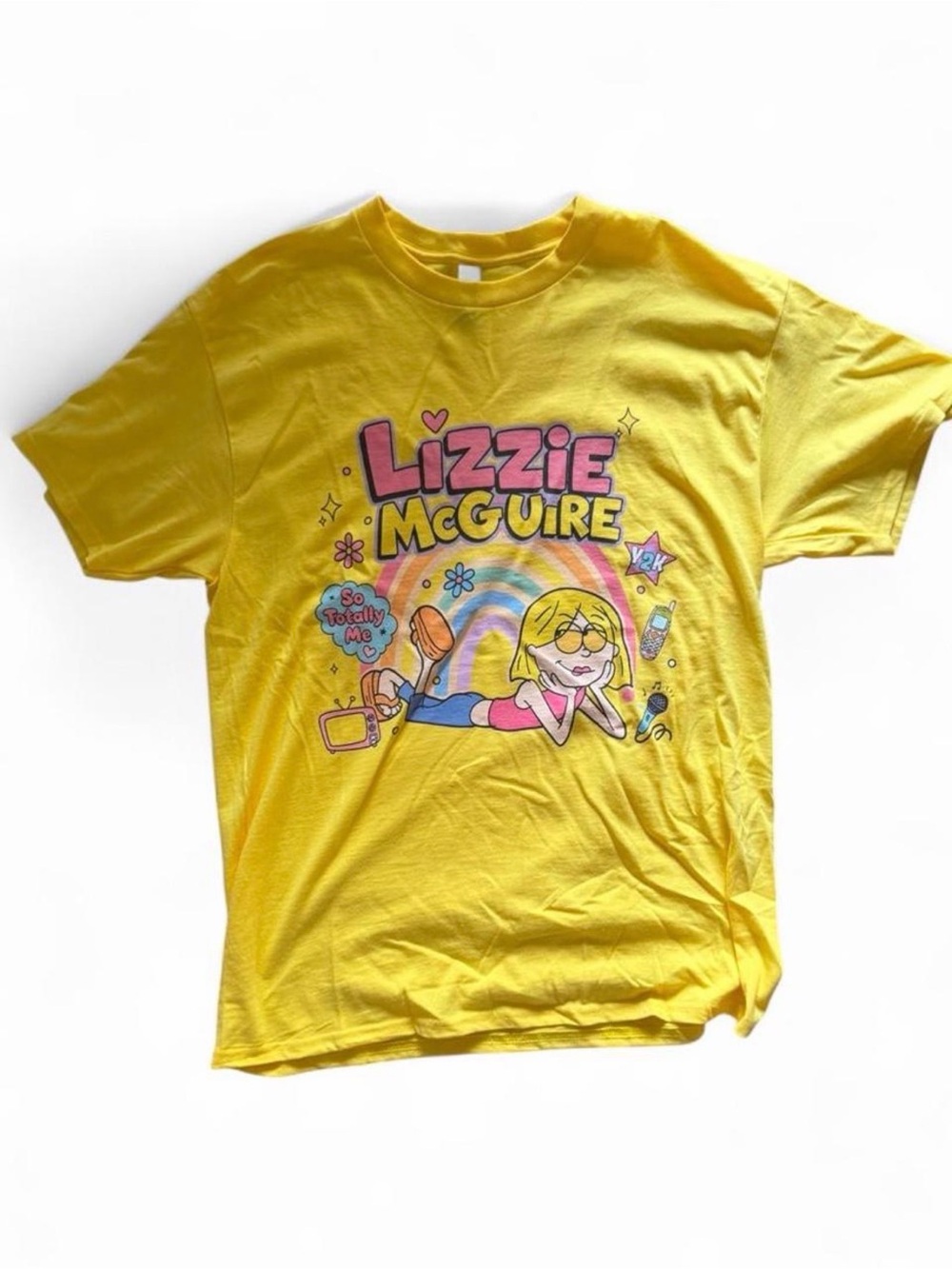 Gildan Yellow Lizzie McGuire Graphic Tee